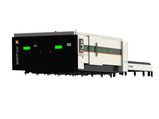 Hochpräzise Ipg-Vollabdeckungs-Faserlaserschneide-CNC-Maschine mit Austauschtisch 3000 W